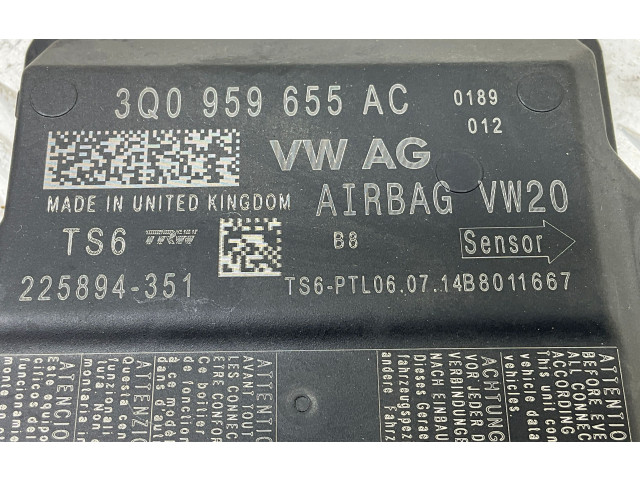 Блок подушек безопасности 3Q0959655AC   Skoda Octavia Mk3 (5E)