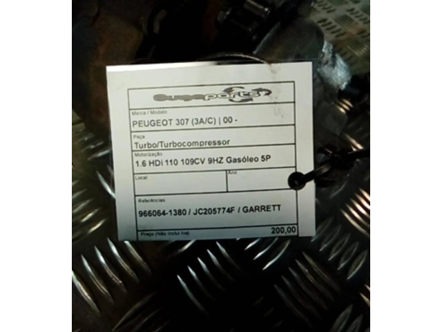 Турбина Ford Fiesta 9682881380