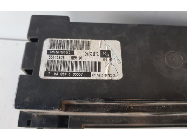 Блок управления климат-контролем P55115903   Jeep Grand Cherokee (WJ)