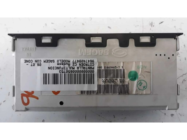 Дисплей 9647409477 Citroen C2