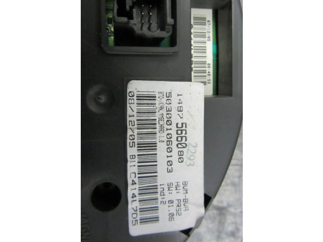 Панель приборов 1497566080, 1497566080   Citroen C8       