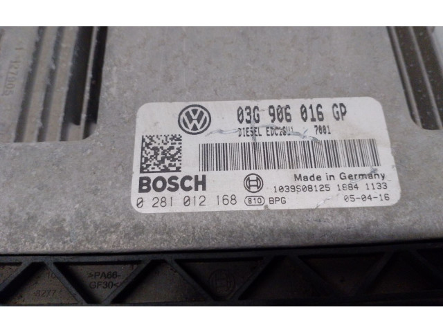 Řídící jednotka 03G906016GP, 0281012168BOSCH Volkswagen Caddy 2005