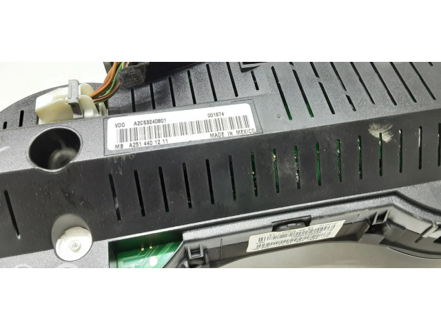 Přístrojová deska Mercedes-Benz R W251 2006 A2C53240801, A2514401211