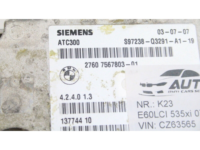 Блок управления коробкой передач 7567803 BMW 3 E90 E91