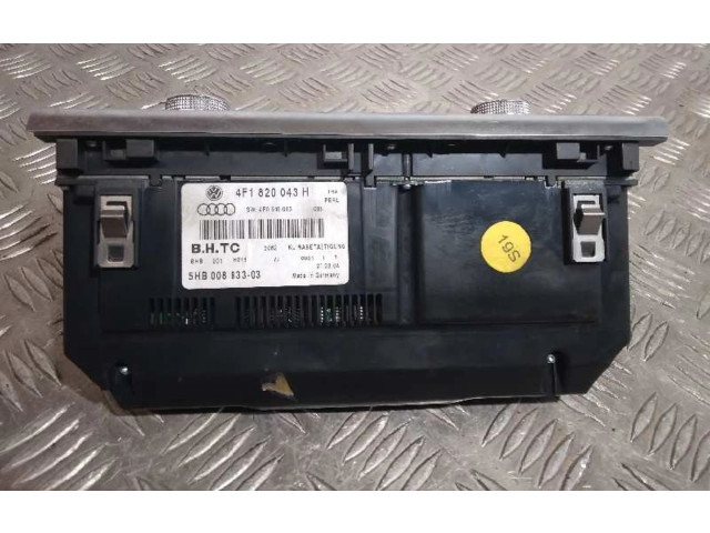 Блок управления климат-контролем 4F1820043H, LEFALTAUNBOTON Audi A6 S6 C6 4F