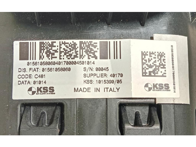 Подушка безопасности водителя 01561058060, 01561058060 Alfa Romeo Giulietta