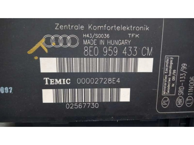 Блок комфорта 8E0907279N Audi A4 Allroad