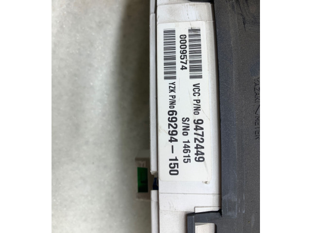 Панель приборов 9472449, 0009574   Volvo S80       