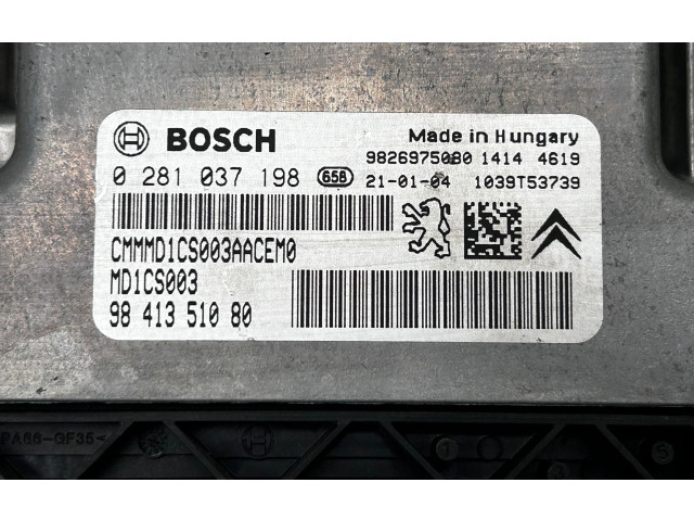 Řídící jednotka 9826975080, 9841351080 Citroen Berlingo 2018