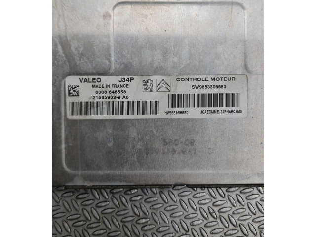 Řídící jednotka 9663306680, 6308648558 Peugeot 1007 2008