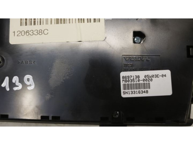 Блок управления климат-контролем 8697138   Volvo XC90