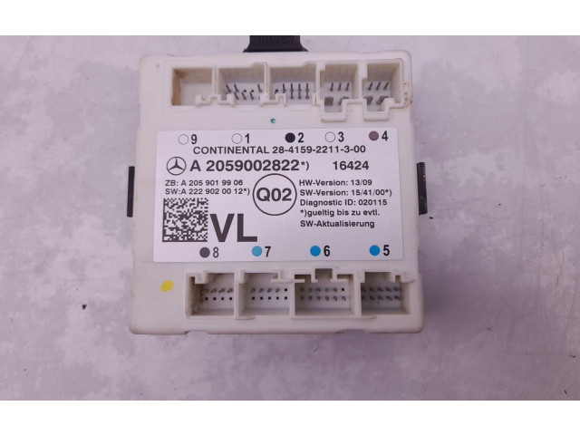 Блок управления A2059002822   Mercedes-Benz GLC X253 C253