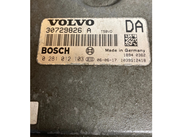 Блок управления двигателя 30729826A, 1039S12418   Volvo XC90