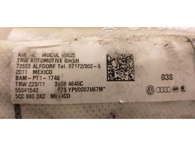 Подушка безопасности в сиденье 5C0880242, 55041543 Volkswagen Jetta VI