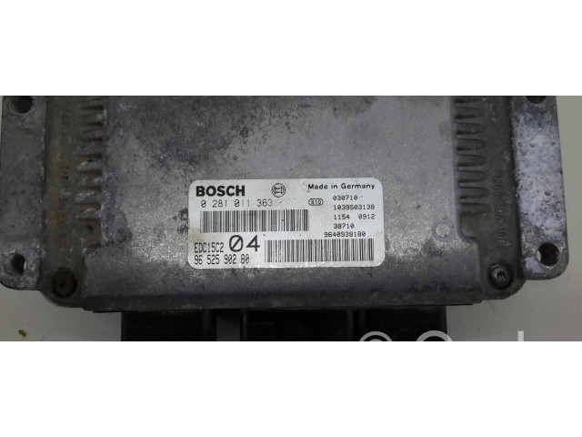 Блок управления двигателя 9640938180, 9652590280 Lancia Phedra