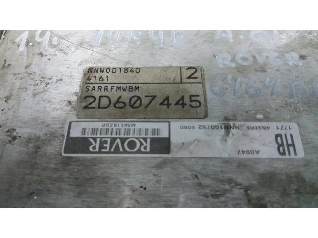 Блок управления двигателя NNW001840, 2D607445 MG ZR