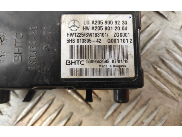 Блок управления климат-контролем A2059009230, A2059009230   Mercedes-Benz GLC X253 C253