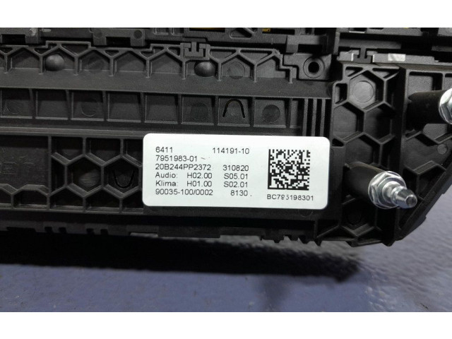 Блок управления климат-контролем 7951983, 7951983   BMW X3 E83