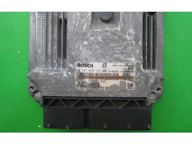 Блок управления двигателем Блок управления 55572463, 0281016153 Saab 9-3 Ver2