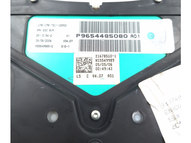 Спидометр (приборный щиток) P9654485080, 216785101 Peugeot 307 2006