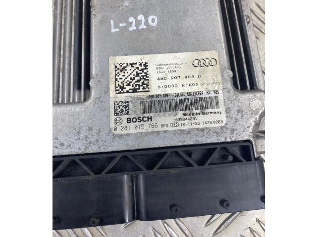 Блок управления двигателя 4H0907409D Audi A8 S8 D4 4H