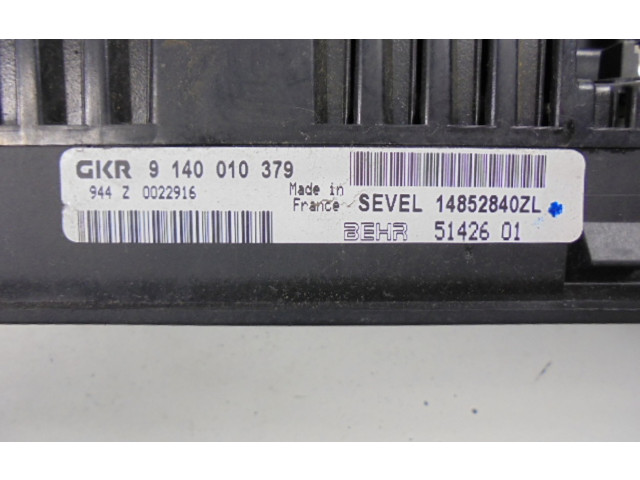 Блок управления климат-контролем 14852840ZL, 14852840ZL   Fiat Ulysse