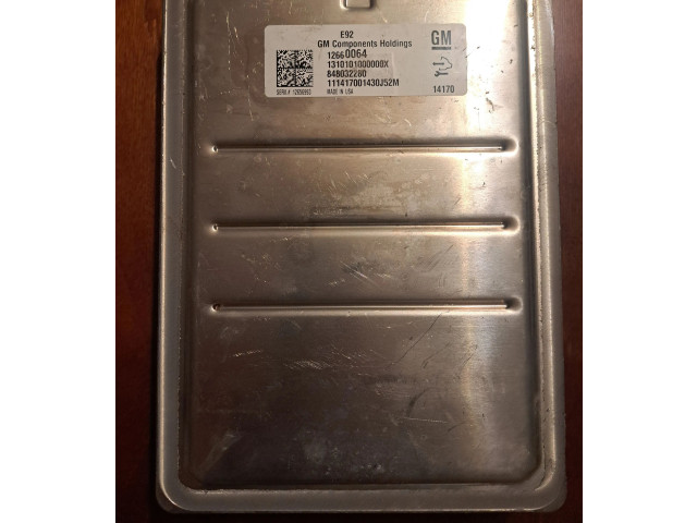 Блок управления двигателя 12660064, 131010101000000X   Chevrolet Corvette