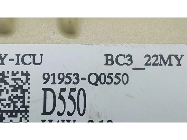 Pojistková skříňka Řídící jednotka BSM 91953Q0550 Hyundai i20 (BC3 BI3) 2022