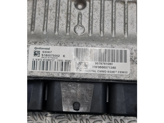 Řídící jednotka 9676761080, S180075002K Peugeot 3008 I 2011
