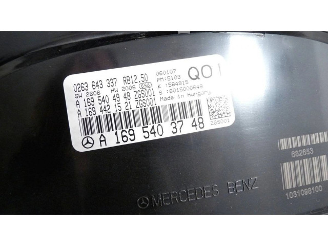 Панель приборов A1695403748 Mercedes-Benz A W169