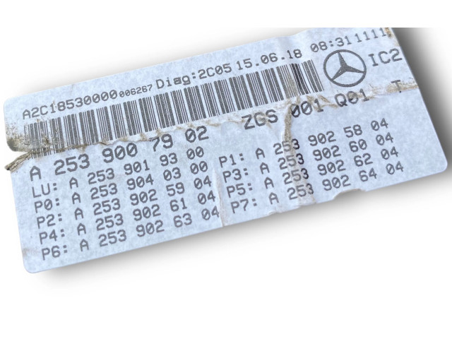 Панель приборов A2539007902   Mercedes-Benz GLC C253       