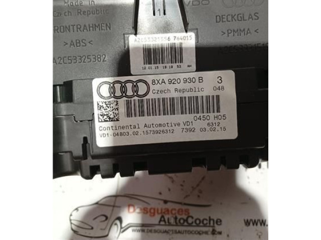 Панель приборов 8XA920930B   Audi A1       