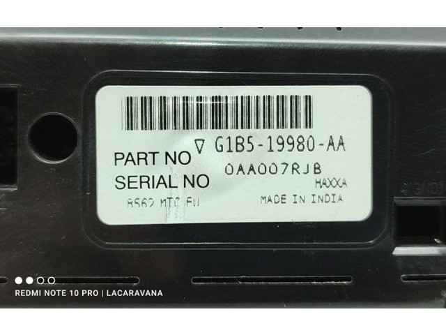 Блок управления климат-контролем G1B519980AA   Ford Ka