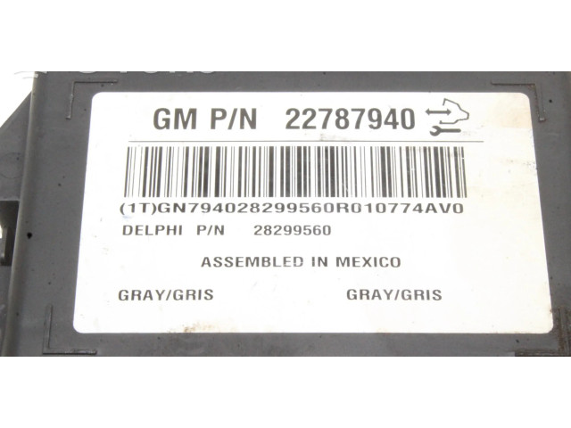 Блок комфорта 22787940, 28299560   Chevrolet Captiva   