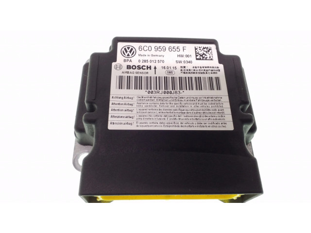 Блок подушек безопасности 6C0959655F, 0285012570   Skoda Fabia Mk3 (NJ)