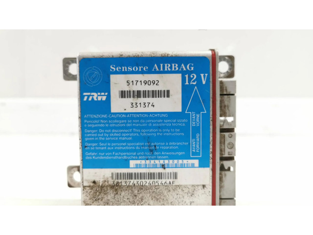 Блок подушек безопасности 51719092   Fiat Punto (188)