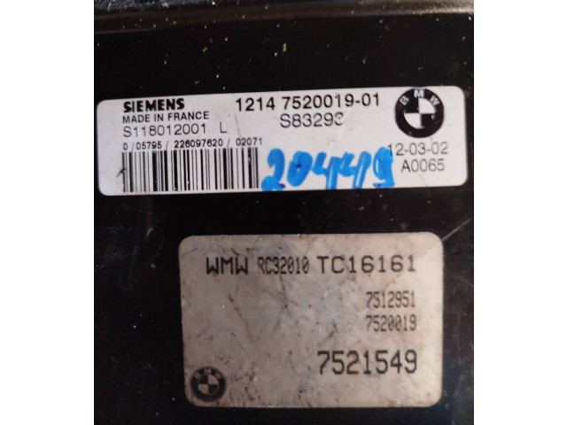 Řídící jednotka 7520019, s118012001l Mini One - Cooper R50 - 53 2002