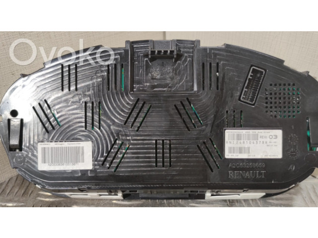 Панель приборов 248104378R Renault Megane III