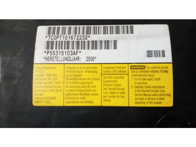 Подушка безопасности пассажира P55315103AF Jeep Cherokee