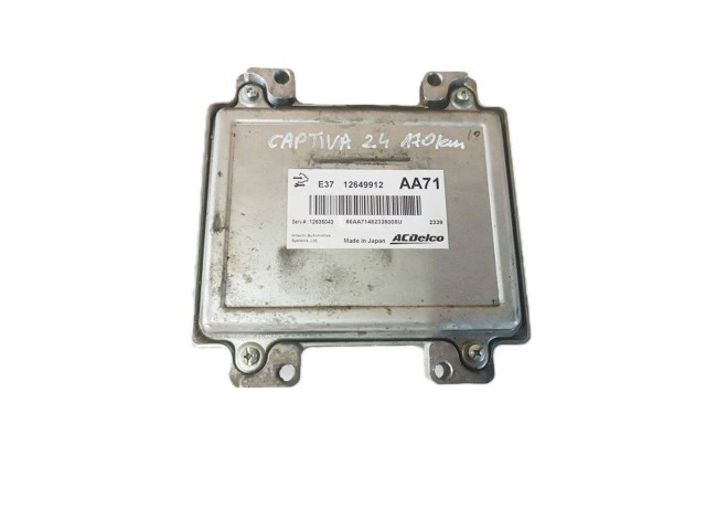 Блок управления двигателем Блок управления 12635043, 12649912   Chevrolet Captiva