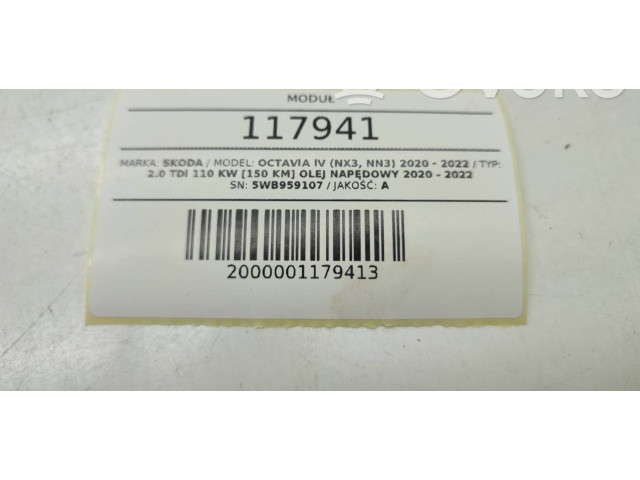 Блок комфорта 1Z5945097B Skoda Octavia Mk4