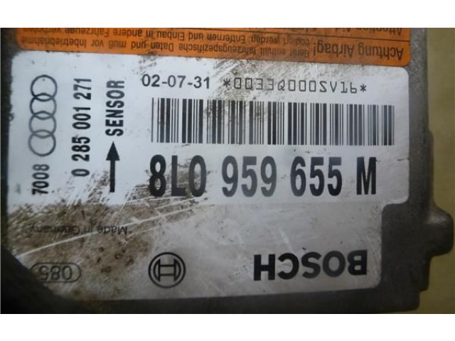 Блок подушек безопасности 8L0959655M, 285001271 Audi A3 S3 8L