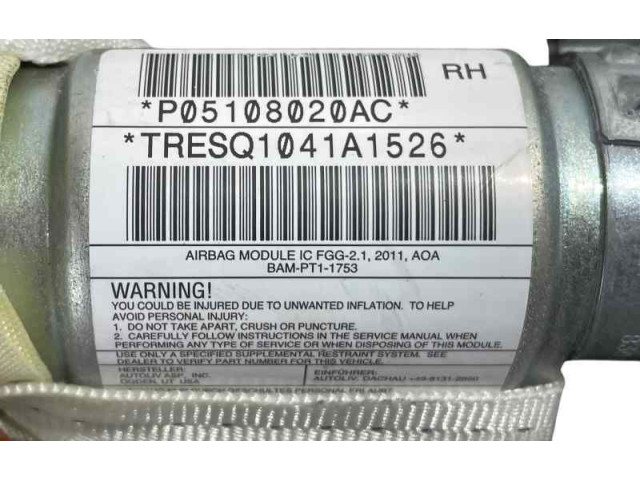 Боковая подушка безопасности P05108020AC, 5108020AB Jeep Grand Cherokee