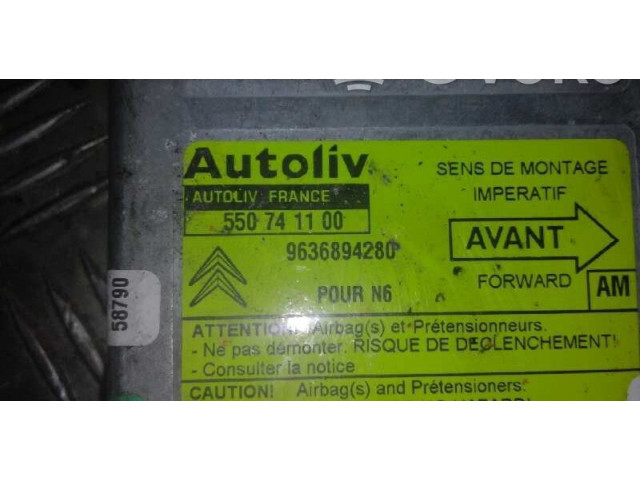 Блок подушек безопасности 550741100, 9636894280 Citroen Xsara