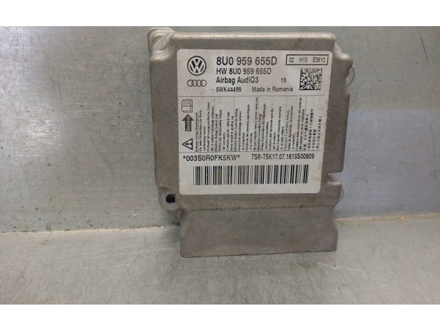 Блок подушек безопасности 8U0959655D, 5WK44499 Audi Q3 8U