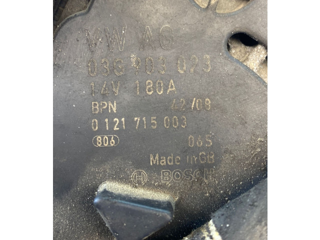 Генератор 03G903023, 0121715003 Volkswagen PASSAT B6