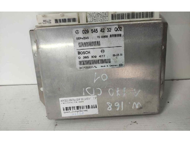 Блок управления АБС 0295454232Q02 Mercedes-Benz A W168