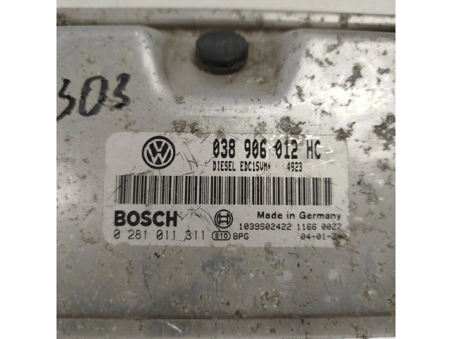 Блок управления двигателем Блок управления 038906012HC   Skoda Octavia Mk1 (1U)