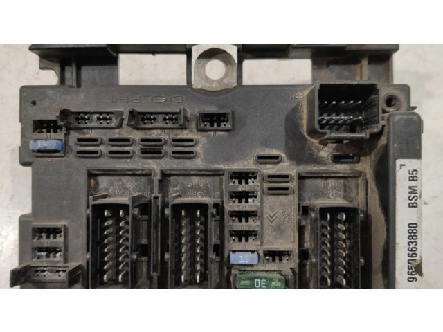 Pojistková skříňka Řídící jednotka BSM 9650663880, BSMB5 Citroen C8 2004