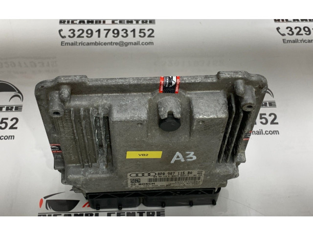 Блок управления двигателем Блок управления 8P0907115BA, 0261S05898   Audi A3 8Y